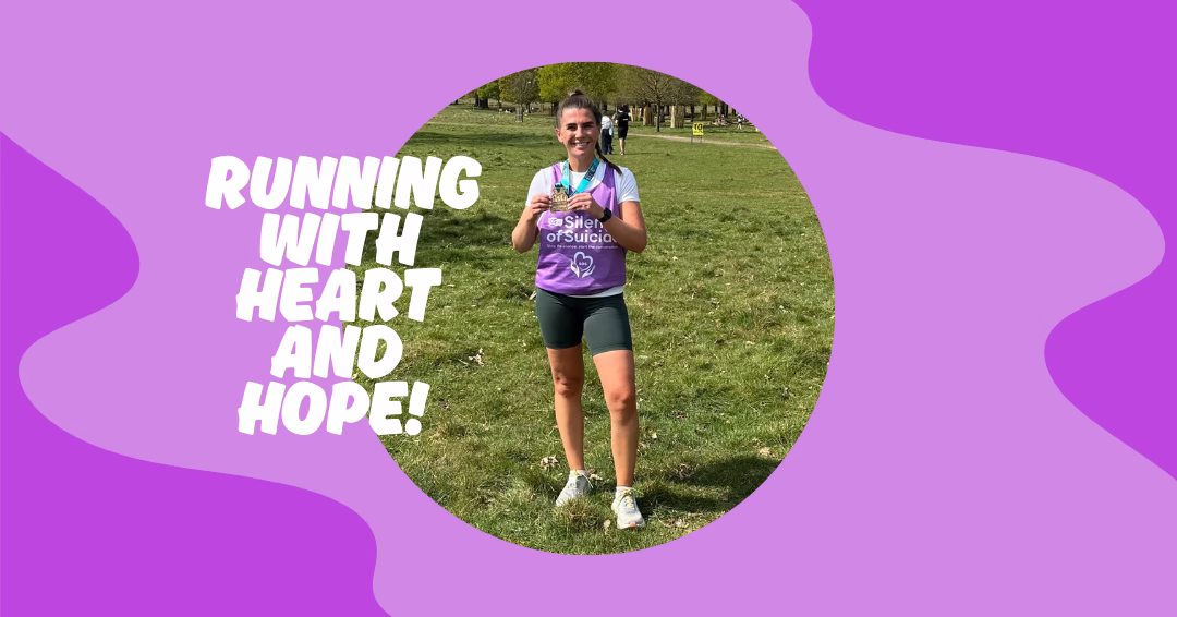 Francesca Runs with Heart and Hope to Break the Silence Around Suicide at Richmond Park Half Marathon 