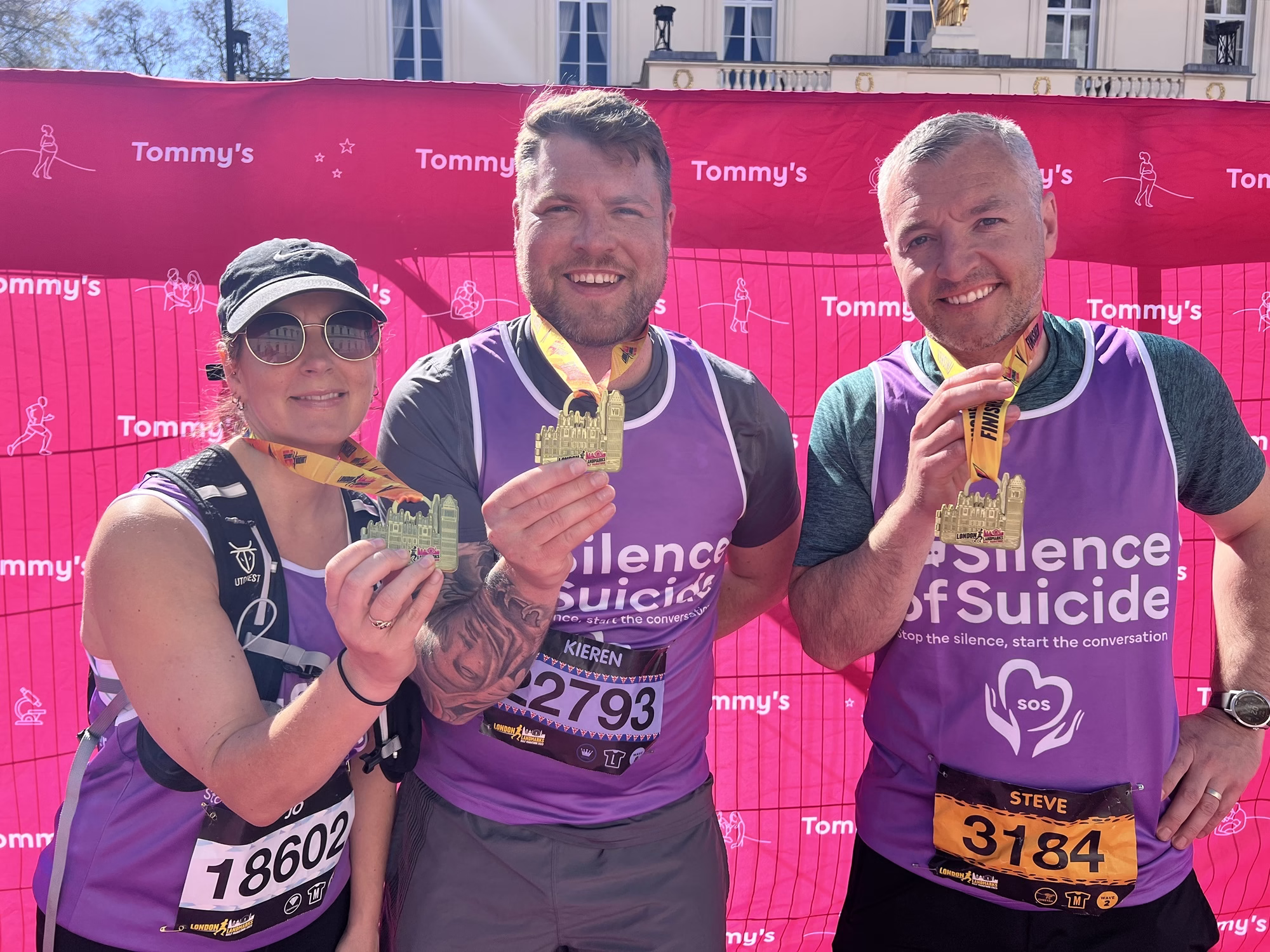 Nine SOS Runners Complete the London Landmark Half Marathon, Raising Over £6,800 to Support Mental Health 
